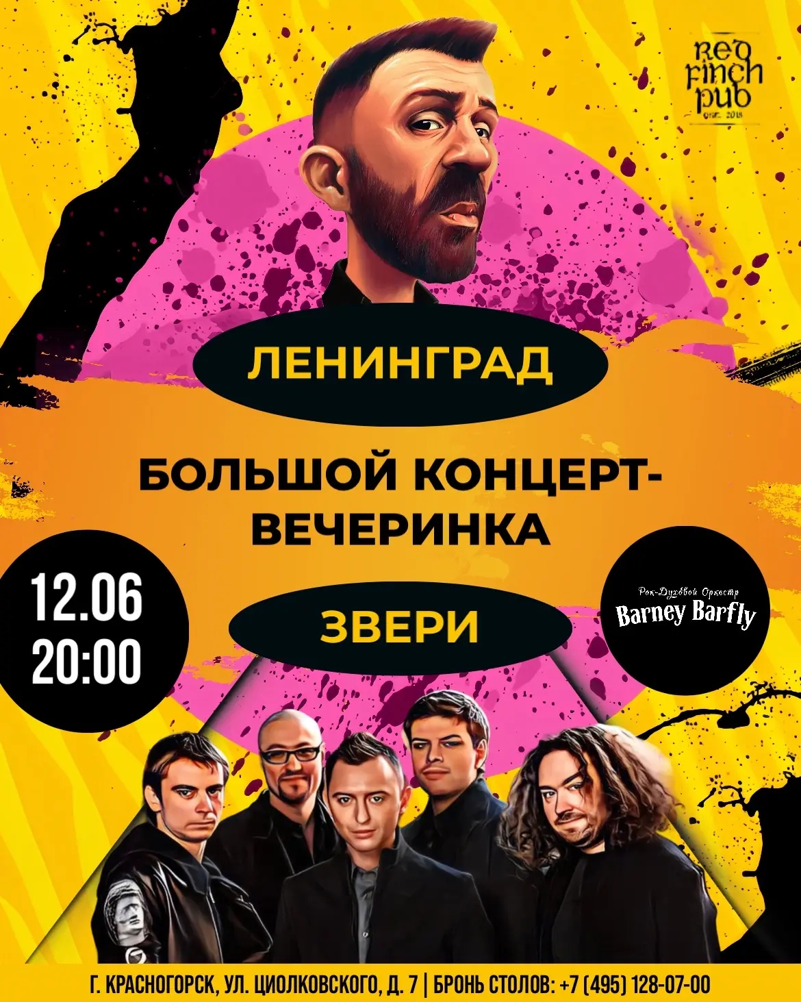 Большой концерт в Рэд Финч